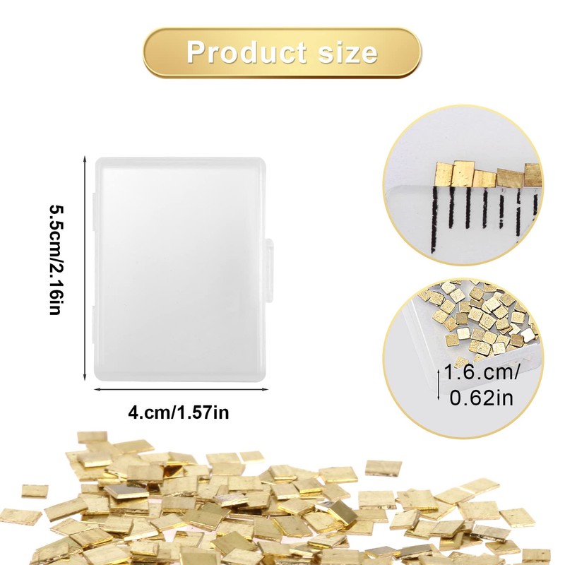 AIEX Gold-Plated Alloy Solder, 1x1mm 0.5 Gram (0.32DWT) about 200pcs