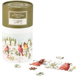 Primitives by Kathy Puzzle - Winter Cardinals