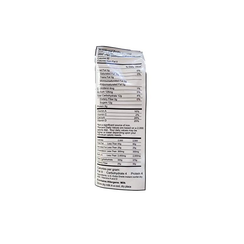 Mountain Maid Instant Nonfat Dry Milk Powder 12.8 Oz Fortified