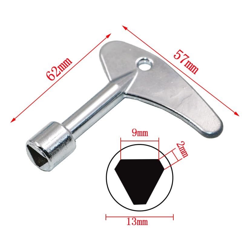 Triangle Spanner Key, Emergency Lift Door Release Lock Keys, Inner