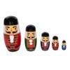 Kurt Adler 1.5-5.5-inch Nutcracker Nesting Doll Set
