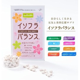 大豆イソフラボン サプリ 大豆イソフラボン22.5g 180粒 60日分 イソフラ バランス 小粒 ソヤファームクラブ 不二製油 (60日分)