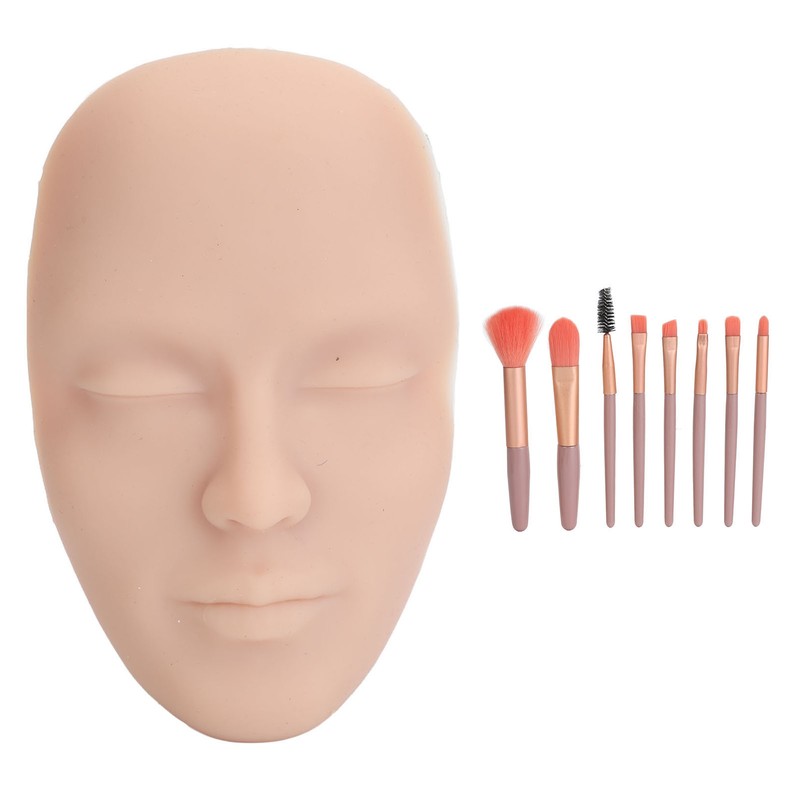 Makeup Practice Face Kit 3D Realistic Full Face Practice Broad