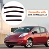 PLDDE Rain Guards Compatible with 2011-2017 Nissan Leaf, Tape-On Side