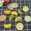 Hagao Fake Lemon Block Artificial Fruit Wedge Slice Simulation Lifelike