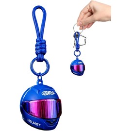 Llavero De Casco 3D Coleccionable Articulado y Vibrante Charm Para Bolso Casco De Moto 3D Para entusiastas del ciclismo, novio, viajes por carretera, viajes, desplazamientos, bolso