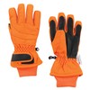 Hudson Baby Unisex Snow Gloves, Orange, 6-8 Years