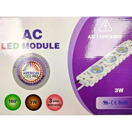 AMERICAN LED PRO AC LED MODULE COOL WHITE, LED WATERPROOF STORE LIGHTS, STORE WINDOW DISPLAY - WARM WHITE