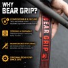 BEAR GRIP Straps - Premium Neoprene Padded, Double Stitched Heavy