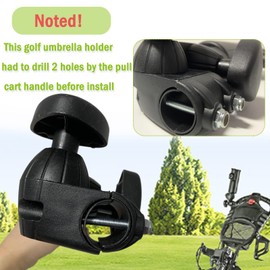Golf Cart Umbrella Holder Adjustable Umbrella Quantity Attachment for Golf Push Cart Accessories