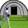 Doublehorse Baseball Batting Backstop 4x6FT Vinyl Portable Quick Setup for