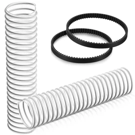 Gulfmew Lower Duct Hose with Replacement Belts, Compatible with Shark NV752 NV751 NV340 NV400 NV501 NV502 NV552 NV650 UV795 Rotator Vacuum Cleaner, 1-1/2 Lower Hose Replacements Parts (2 Pack)