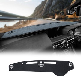 KUNGKIC Lexus RC 2015-2023 Specific RC300 RC350 RC300h RC200t F Sport Version L Fit Right-Hand Drive Sun Protection Shoe Board Protection Mat Non-Reflective Dashboard Cover Interior Parts Accessory