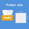 Taoluwin Soft Dry Wipes, 150 Sheets Disposable Face Towels, Dual-Textured