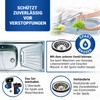 VIOKS Washbasin Drain Fitting with Strainer Basket Valve 70 mm