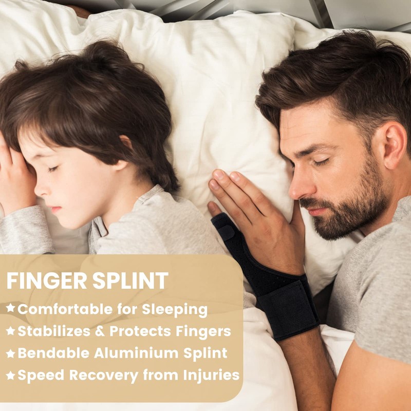 EDNYZAKRN Trigger Finger Splint, Pinky Finger Splints for Broken Fingers,