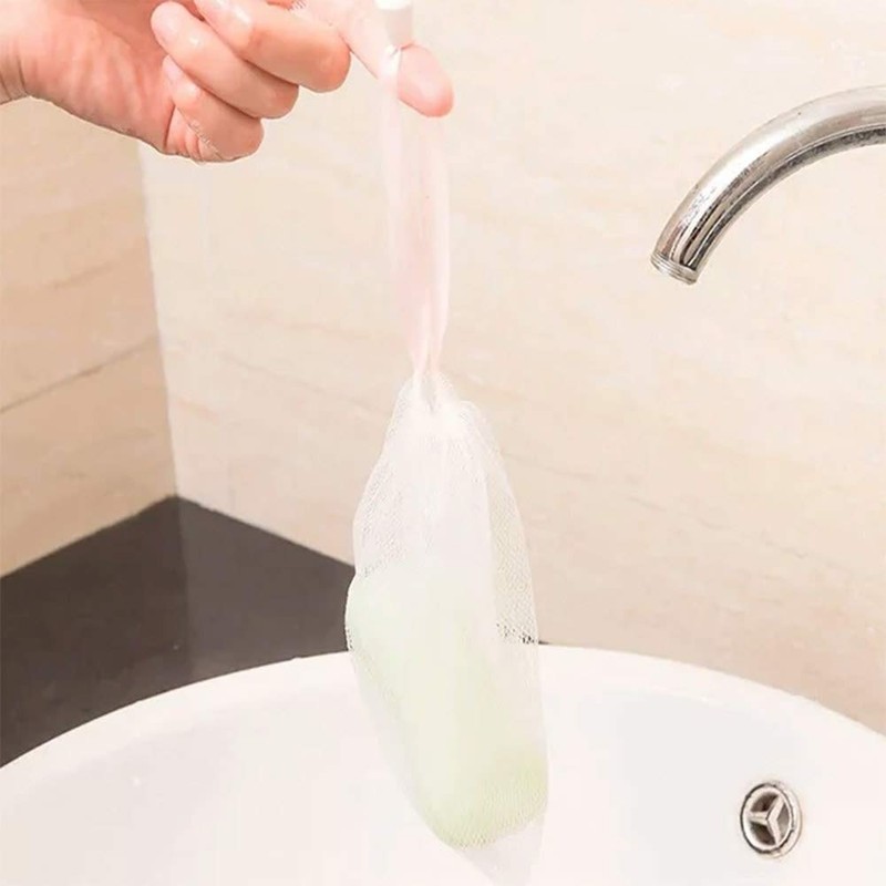 NITIUMI Whisk Net, Soap Net, Soap Bag, Whip, Mesh Material,