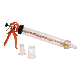 CanCooker EZ Jerky Shooter - Premium Stainless Steel Jerky Gun with 3 Nozzles & 1lb Capacity - Dishwasher Safe Meat Processor for Homemade Beef Jerky & Snack Sticks