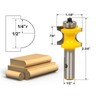 YONICO 13115 1/2-Inch Bead Bullnose Router Bit 1/2-Inch Shank