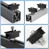 6 Piece End Clamp Bracket Balcony Power Station 30 mm,