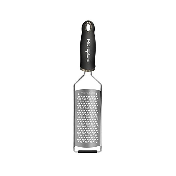 Microplane Gourmet Series Coarse Cheese Grater, 1 Count (Pack of 1), Silver