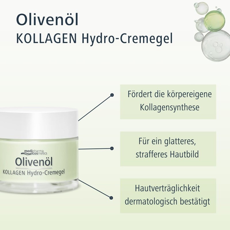 medipharma cosmetics Olive Oil Collagen Hydro Cream Gel - With