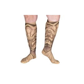 Lymphedivas Gatsby Beige Medical Graduated Compression Sock Pair 15-20mmHg (Short Closed-Toe Medium)