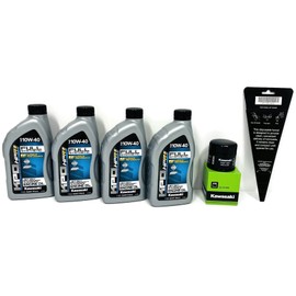 KAWASAKI Jet Ski Oil Change Kit w/OEM Filter 2011-2019 STX-15F 16097-0007 W61020-203A