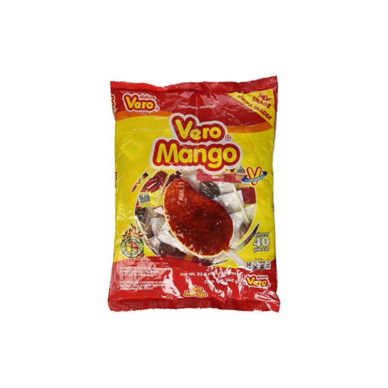 Vero Mango Con Chile - Pack of 40- (22.6 oz.)(1