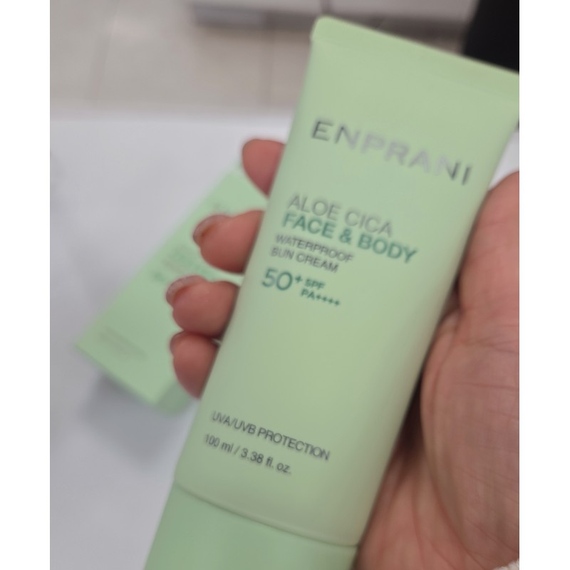 Enprani Aloe Cica Waterproof Sun Cream 2pcs Triple Functional Cosmetics