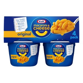 Kraft Easy Mac Original Flavor Macaroni and Cheese (4 Microwavable Cups)