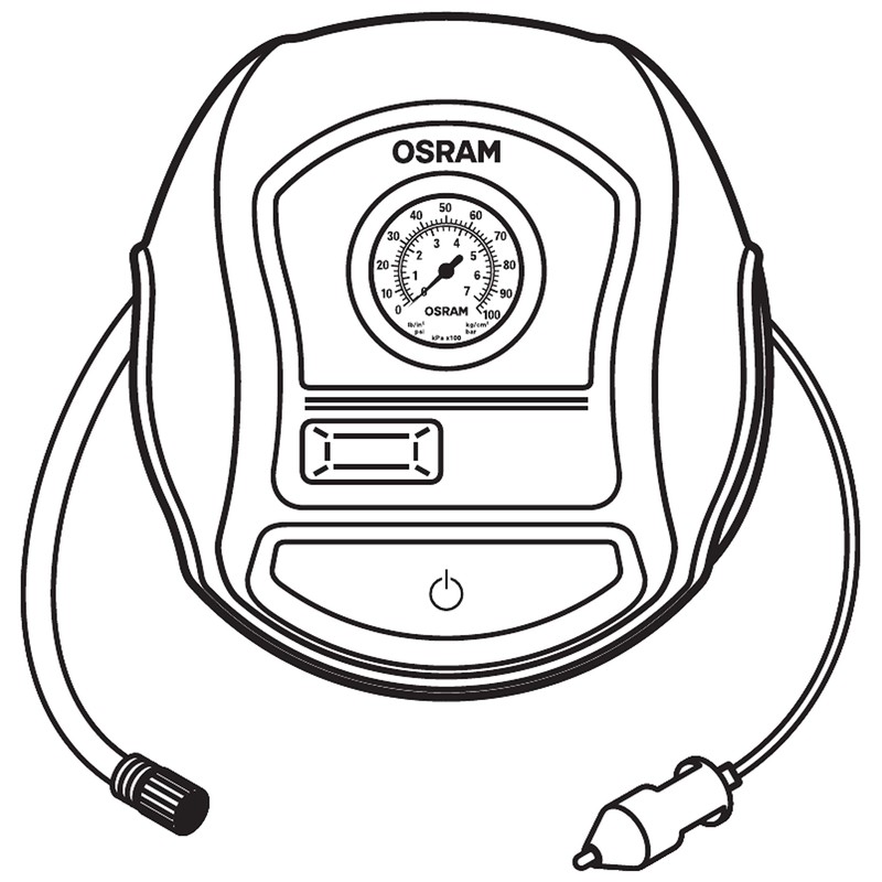 OSRAM OTI200 Pneumatic Compressor 120W 12V