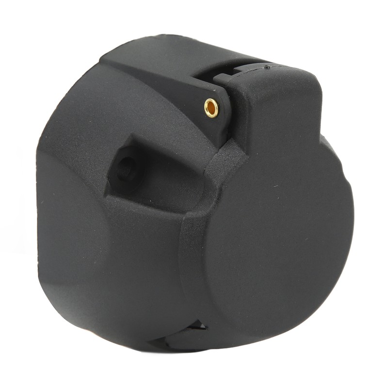 7 Pin Trailer Plug Socket with Gasket Bracket Kit Wiring