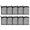 AQUANEAT 10pcs Aquarium Filter Media Bags, Fish Tank Coarse Mesh