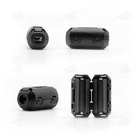Audio Copier Fax Cable High-Frequency Noise Blocking Clamp Type Filter -3.5mm / 오디오 복사기 팩스 케이블 고주파 노이즈 차단 클램프 타입 필터 -3.5mm