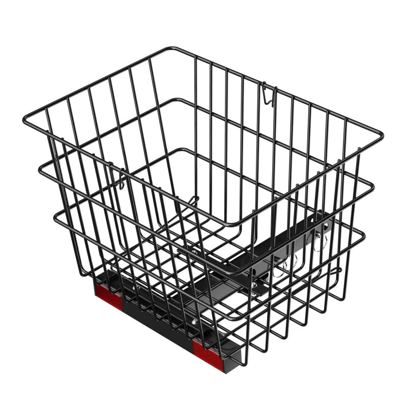 Heavy Duty Metal Wire Rear Basket Handle for Scooters Spacious