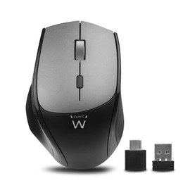 Ewent EW3245 Dual Connectivity Wireless Mouse 2400DPI Silent Click