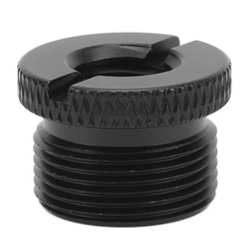 Akozon Microphone Thread Adapter, Thread Adapter Microphone Stand Adapter Microphone Tripod Adapter 3/8 Inch Female Thread to 5/8 Inch Male Thread Adapter for Microphone Stands Tripods (Black F19A)