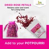 Organic Veda Dried Rose Petals, 4 oz - 100% Organic