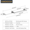 BESy Adjustable 15 to 26 Inch Single Bath Towel Bar