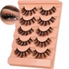 False Eyelashes Wispy 18MM Lashes 3D Faux Mink Lashes Fluffy
