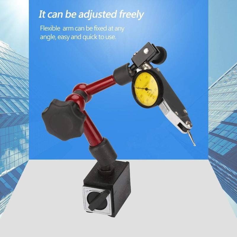 Broco Dial Indicator with Magnetic Base Holder 0-1.0" Lever Dial