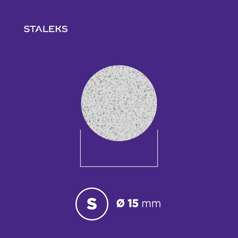 STALEKS PRO PODODISC S 80 Grit Replacement Pads White (Pack