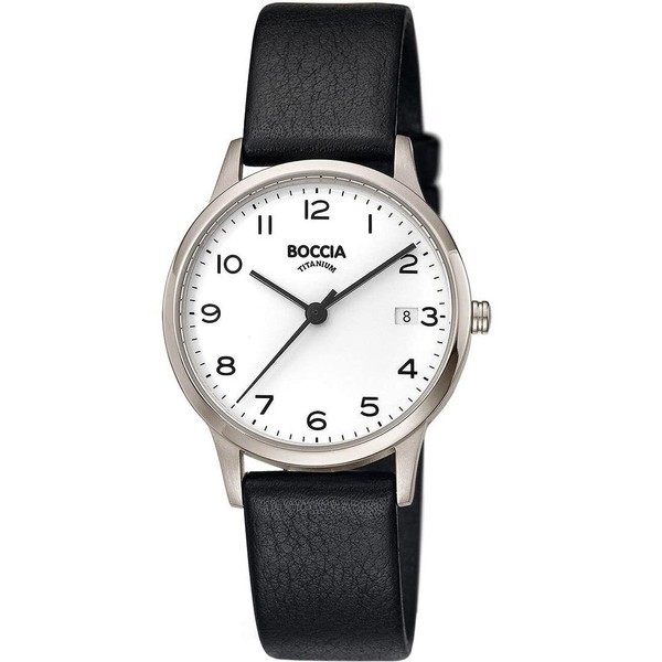 Boccia Women Analog Quartz Watch with Leather Strap 3310-01