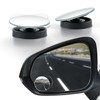 LivTee Blind Spot Car Mirror, 2" Round HD Glass Frameless