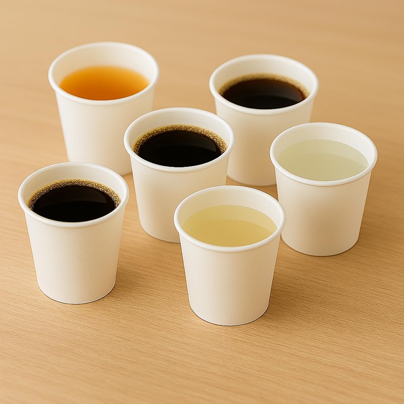 Dohe Horeca - White Disposable Cups 120 ml (50 pcs.)