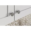 1-1/4" Diameter Brushed Pewter Gibson Cabinet Knob