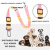 FOSDICK 2Pcs Dog Car Seat Belt, Adjustable Dog Seat Belt,