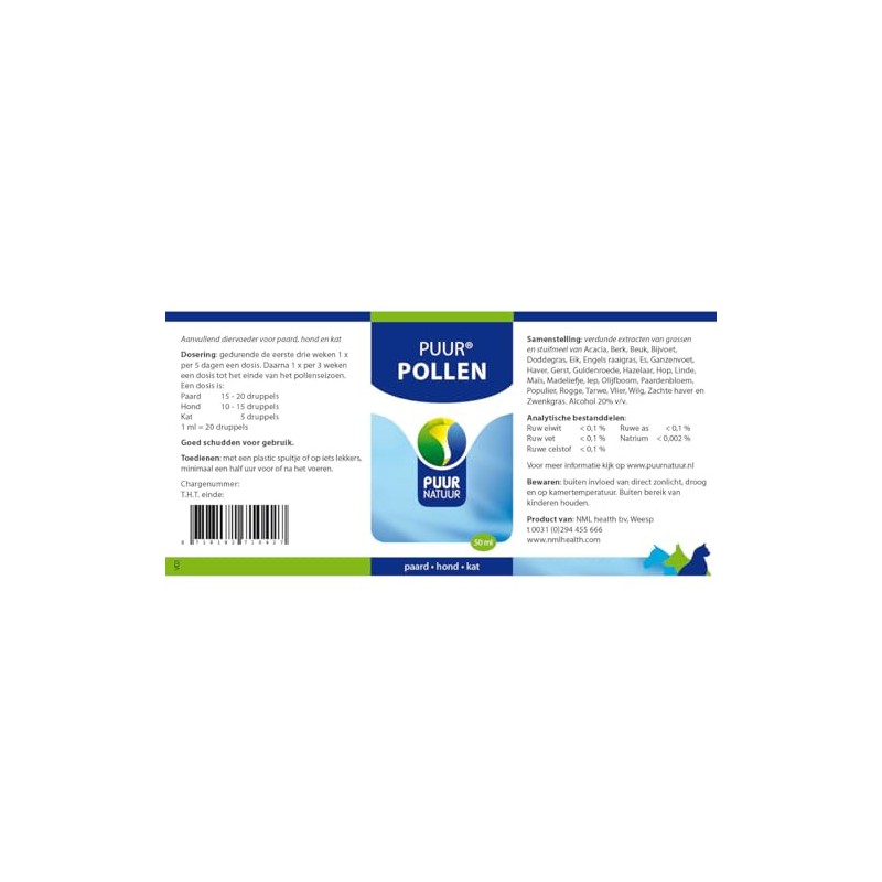 Pure Pollen - 50ml Dropper Bottle