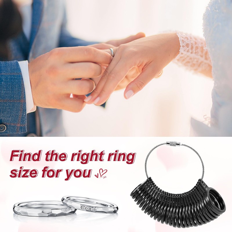 4 Piece Ring Sizer Set, Ring Sizer Ring, Ring Measurer,